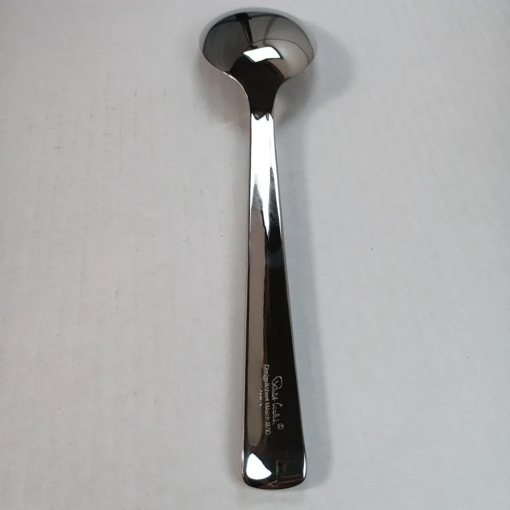 Robert Welch MERIT MIRROR 18/10 Sugar Spreader Serving Spoons Fork 5 pieces